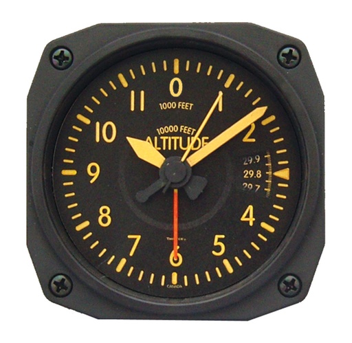 [RX1-13-10168] Vintage Alrm Clock Altimeter