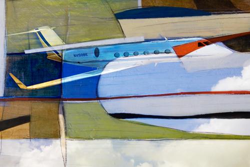 [RX1-13-13303] Martin Young Art Executive Air 2 Print 45X30