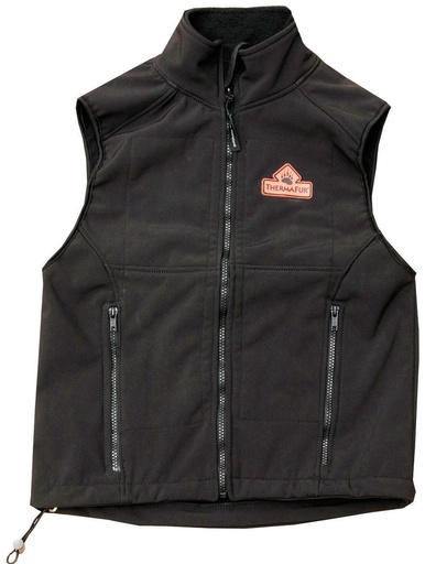 [RX1-13-14957-L] Thermafur Air Activated Heating Vest-Black