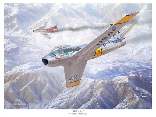 [RX1-13-15480] Mig Alley- Art Print 18X24