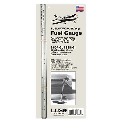 [RX1-13-24025] Fuelhawk Fuel Gauge For Piper PA-28