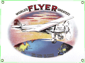 [RX1-14-03226] Flyer Porcelain Sign