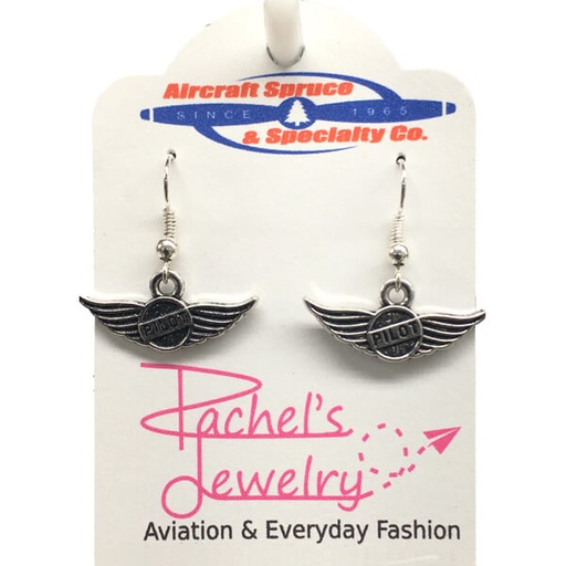 [RX1-14-03312] PILOT WINGS EARRINGS