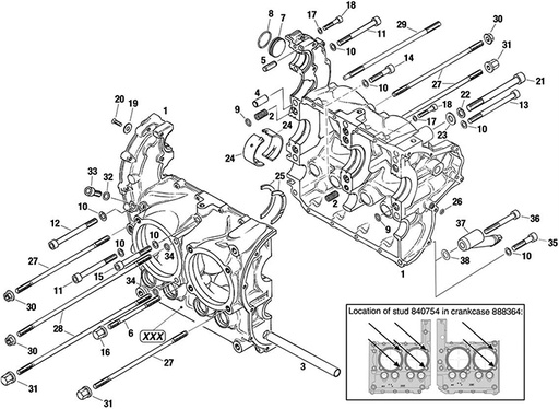 [RX1-15-00665] ROTAX 640-932 ALLEN SCREW M8X90 DIN 912