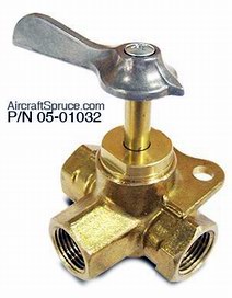 [RX1-05-01033] 1/4 Female Fuel Valve 4-Port