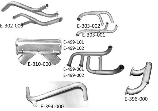 [RX1-05-05287] C85/C90 EXHAUST STACK LH