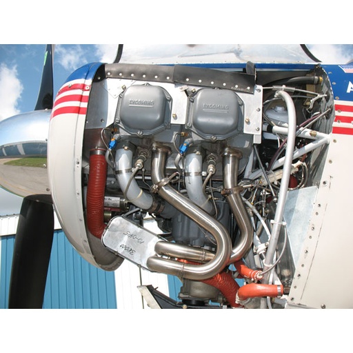 [RX1-08-15959] Power Flow Exhaust Husky A1 A1A A1B A1C Short Stack Ceramic