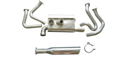 [RX1-08-15969] Power Flow Exaust Gstar Spman 2+2 Lyc0360 Ss Ceramic