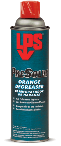 [RX1-09-00311-12] LPS 01420 Presolve Orange Degreaser 15Oz Aerosol Case Of 12