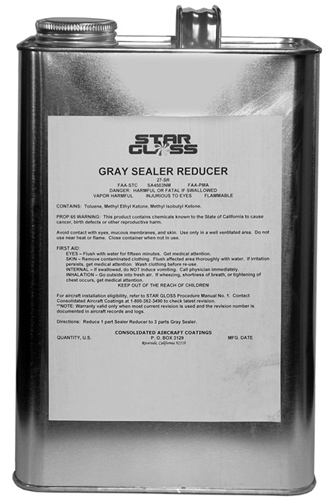 [RX1-09-02580] Star Gloss Sealer Reducer Quart