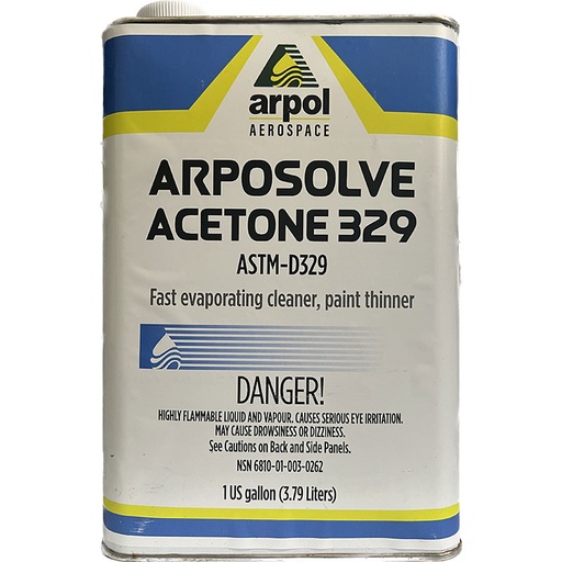 [RX1-09-03029] Arposolve Acetone 329 Quart