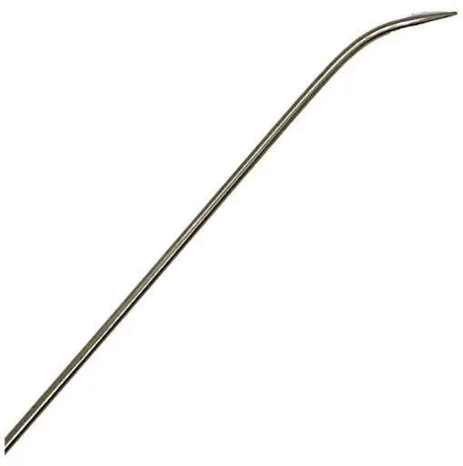 [RX1-09-18720] Poly-Fiber Rib Lacing Needle 12 Curved Tip