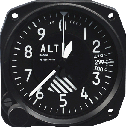 [RX1-10-02256] Falcon 3-1/8 Altimeter AlT20Mbf-3N