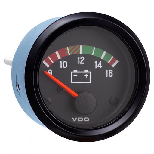 [RX1-10-06634] VDO Voltmeter 12V With .250 Spade - Bulk Box Of 10