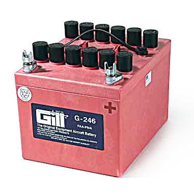 [RX1-11-01661] Gill Battery G-246 With Acid