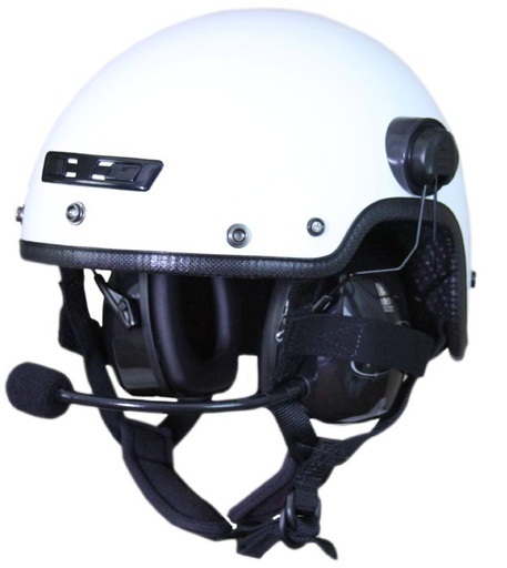 [RX1-11-10151] Comtronics Standard Ultra Pro Helmet Electret Mic Red M