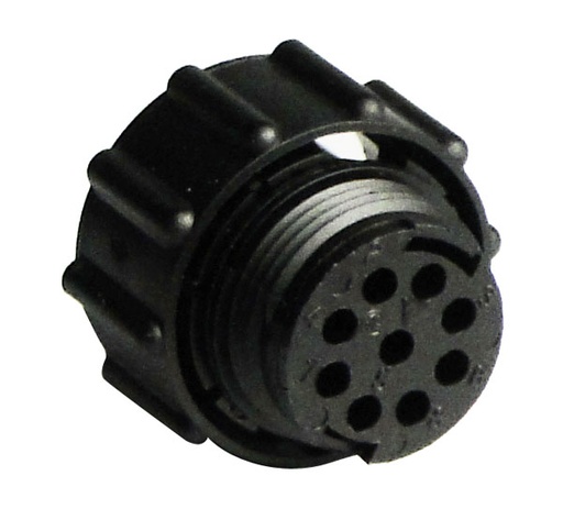 [RX1-11-13868] Amp 9 Pin Female Cpc Quick Disconnect Plug 11 Shell