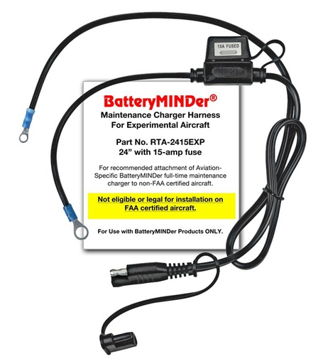 [RX1-11-14576] BatteryMINDer Maintenance Charger Harness For Experimental Aircraft