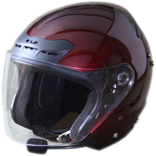 [RX1-11-15614] COMTRONICS ULTRA PRO HF HELMET ELECTRET MIC WINE L