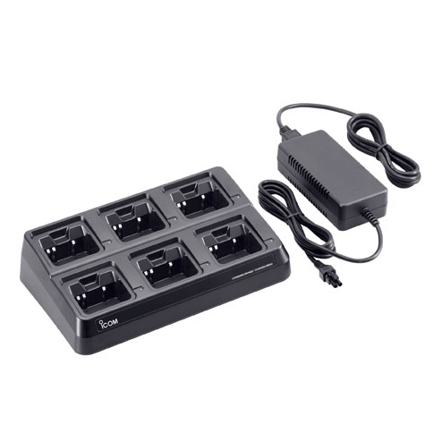 [RX1-11-16481] Icom BC197 23 Six Unit Charger For BP232N/H Li-Ion Battery