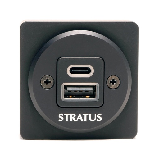[RX1-11-18449] Appareo Stratus Power Pro USB-C / USB-A Panel Mount Charger FAA-TSO