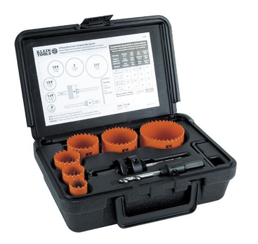 [RX1-12-00969] Electricians Hole Saw Kit