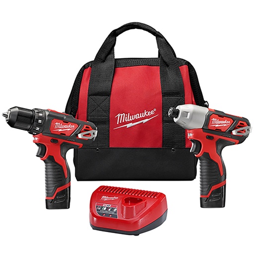 [RX1-12-05668] Milwaukee M12 Cordless 2-Tool Combo Kit