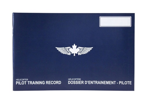 [RX1-13-12348] Pilot Training Record Helicopter Logbook