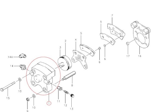 [RX1-06-02820] Cleveland Brake Cylinder Assembly 091-11900