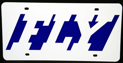 [RX1-14-00103] Fly Illusion License Plate