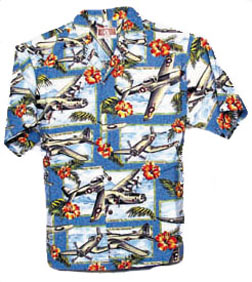 [RX1-14-02321] Island Mist Hawaiian Shirt L