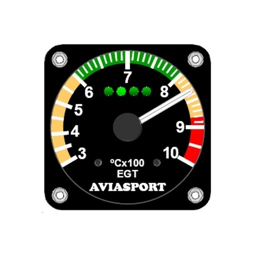 [RX1-15-08394] Rotax 912Ul 912Uls IM-551 EGT Gauge 2-1/4 300-1000 C