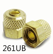 [RX1-261UB-03] Brass Nut With Sleeve 261Ub-03