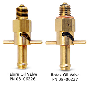 [RX1-05-03540] Curtis Jabiru Oil Drain Valve Adapt Asy