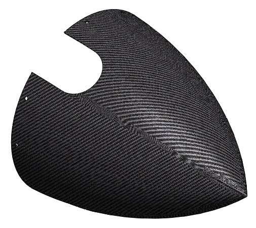 [RX1-05-06783] DUC 2 Blade Carbon Spinner 210MM 01-70-002