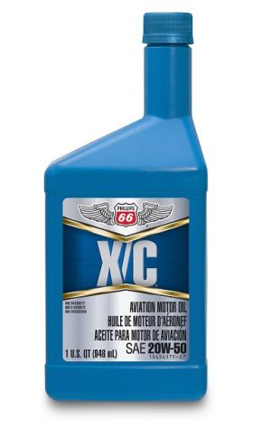 [RX1-08-13854-1] Phillips 66 Oil X/C Aviation 20W-50 - Single Gallon