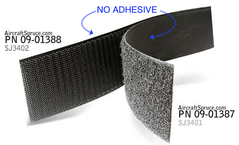 [RX1-09-22223] Velcro Fastening 2 Kit Without Adhesive