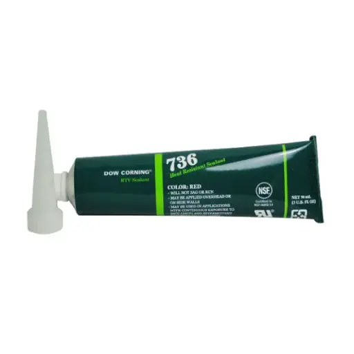 [RX1-09-27900] Dow Corning 736 Red Silicone 3 Oz