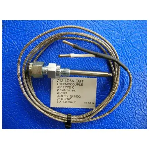 [RX1-10-01240] Westach EGT Probe K Wire 8X1.0MM Thd 712-4D6K Non-TSO