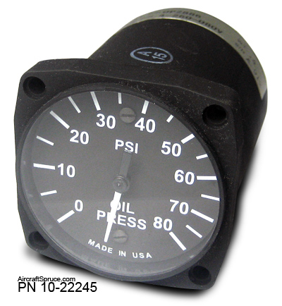 [RX1-10-05549] UMA 2-1/4 Oil Pressure 0-10 Bar VDO Rotax 912 S/Uls 914