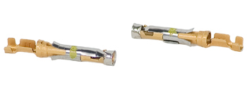 [RX1-10-05893] 18/16 Gauge Grounding Block Connector Gold/Nickle