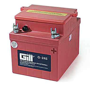 [RX1-11-01670] Gill Battery G-245 Without Acid