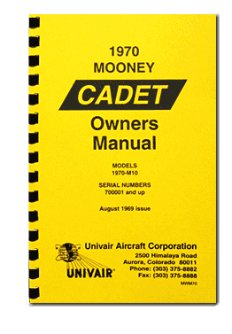 [RX1-13-00570] Mooney 69 M10 Owners Manual