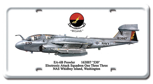 [RX1-13-08192] Ea-6B Prowler Metal License Plate 12X6