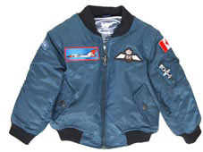 [RX1-13-11788] RCAF Blue Flight Jacket 4 Patch 4T
