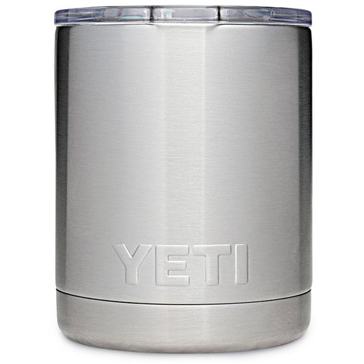 [RX1-13-19154] YETI RAMBLER 10OZ LOWBALL STAINLESS WITH MAGSLIDE LID
