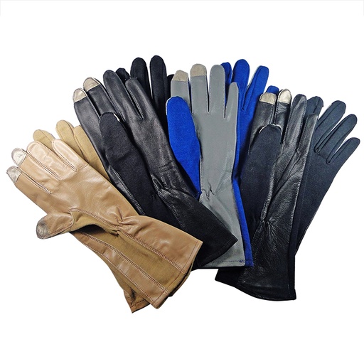 [RX1-13-21263] Nomex Touch Screen Flight Gloves-Retardant Navy Size 7