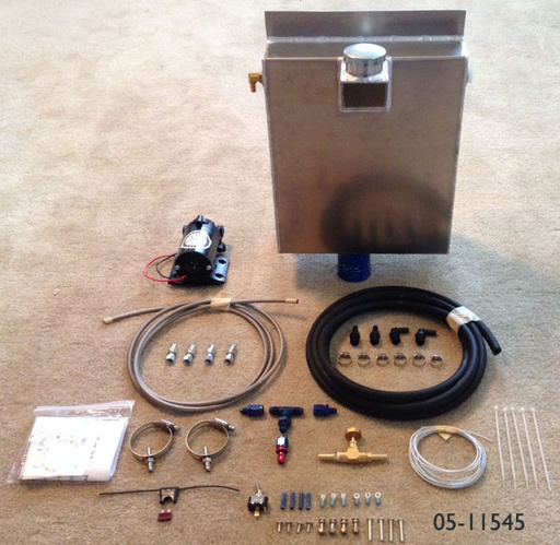 [RX1-05-11543] SMOKE SYSTEM COMPLETE KIT ALUMINUM 3 GAL 12x8x8 - 12V