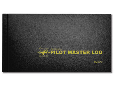 [RX1-13-32392] ASA Standard Pilot Log Hrdcvr Black