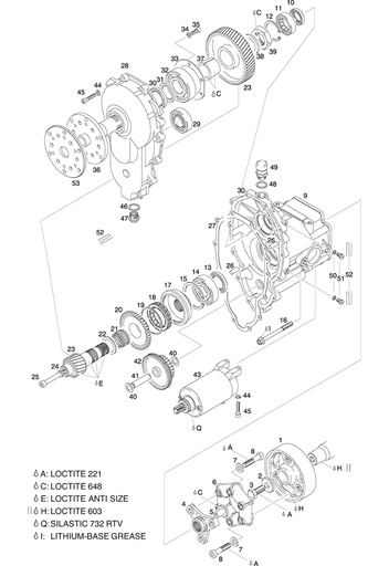 [RX1-15-01596] ROTAX 852-430 SPRAG CLUTCH HOUSING